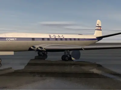 De Havilland DH 106 Comet Mk-1 3D model