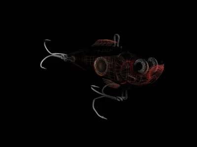 clack and rap  Rapala Crank bait 3D model