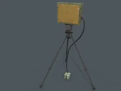 Radar BS-903 China Army Low-poly 3D model