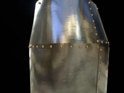 Great Helm Low-poly 3D model