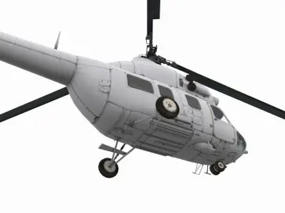 Mil Mi-2 3D model