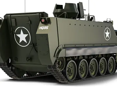 M113A3 1987 3D model