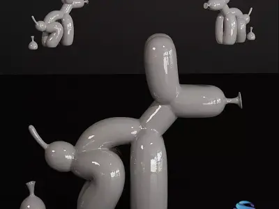 SHiT BALLOON DOG - Commercial License 3D print model