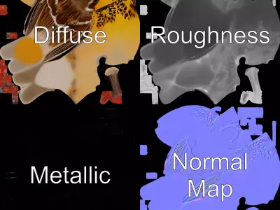 Vibrant Meadowlark Bird model pack Low-poly 3D model