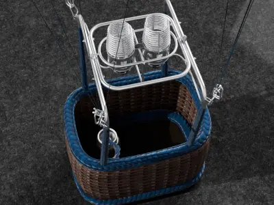 Hot Air Balloon 3D model