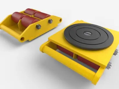 Industrial Mover M1 Low-poly 3D model
