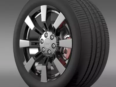GMC Denali Hybrid wheel 3D model