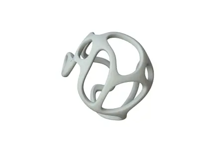 SciFi Cube Object No 32127 Low Poly Shape Texture