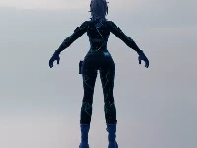 Astra Low-poly 3D model