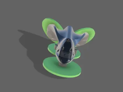 DRONE JET A FORMA DI T 3D print model