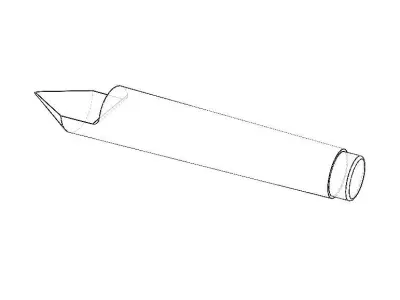 Half Dead Center MT3 4 Lathe Centre Set 3D model