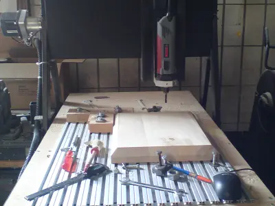 Milling Table for DIY CNC Milling Machine Free 3D model