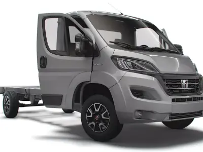 Fiat Ducato Chassis SCab 4035WBXL 2023 3D model