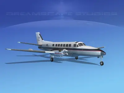 Beechcraft B99 Talladega 3D model