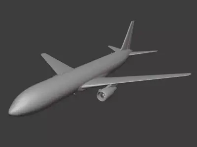 BOEING B767-300ER 3D print model