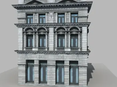 European Building 3D model