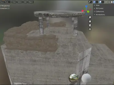 bunker Low-poly 3D model