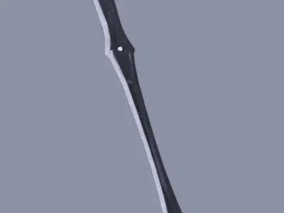 Fantasy Dragon Sword Low-poly 3D model
