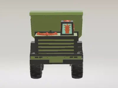 Military Vehicle Truck 3D print model