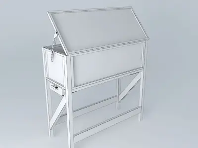 Breeding flies Gi Black 3D model