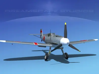 Messerschmitt BF-109 V17 3D model
