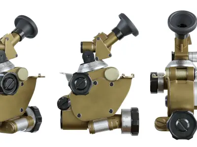 MPM-44M Mortar sight 3D model