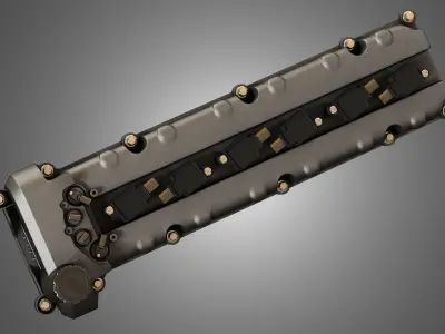 Engine Valve Cover 3D model
