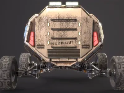 E360 heavy duty truck Low-poly 3D model