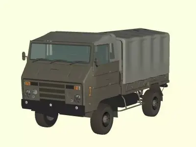 Japan Ground Self-Defense Force Type73 medium-duty trucks 3D model