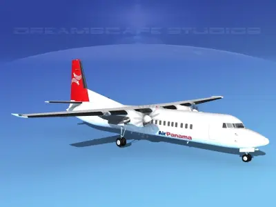 Fokker F-60 Air Panama  3D model