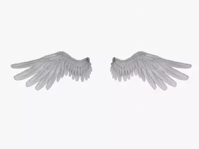 wings - Alas de Angel - Low poly Low-poly 3D model