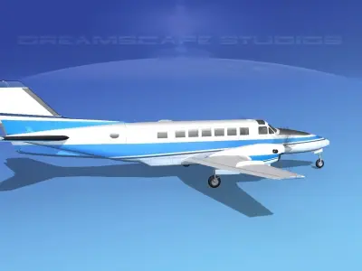Beechcraft B99 Corporate 4 3D model