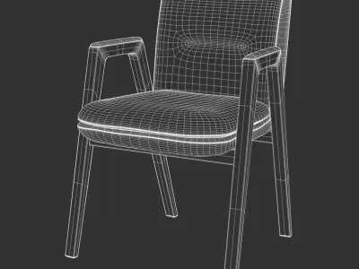  Replica Minotti Esterna Chair Model, Pale Grey 