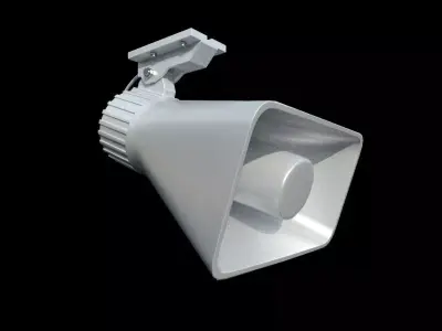 Outdoor Megaphone 01 Low-poly 3D model