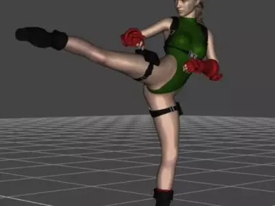 Cammy Street Fighter 3D print model
