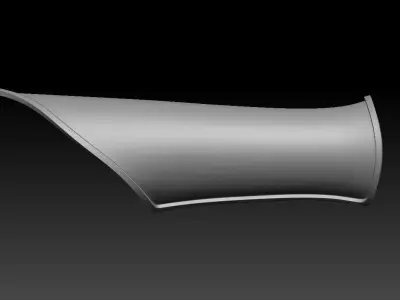 High-poly model Bracer pipe 3D model