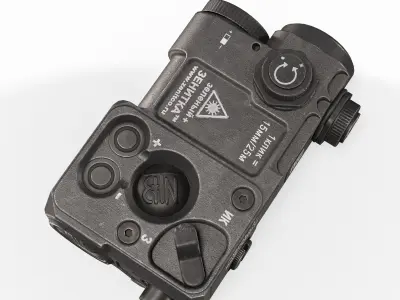 Russian Tactical Laser Low-poly 3D model