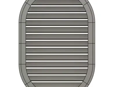 Galaxys Edge Wall Vent  Exhaust Prop 2 STL 3D print model