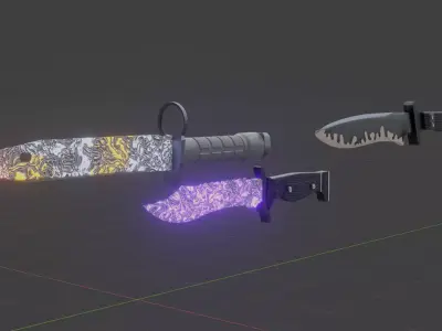 Promotion for 5 sales Low-poly 3D model