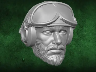 Vehicle driver 3D printable files for Action Figures 3D print model