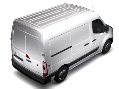 Renault Master L1H2 Van 2017 3D model