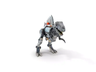 Futuristic Robotic Dinosaur Model Pack Low-poly 3D model