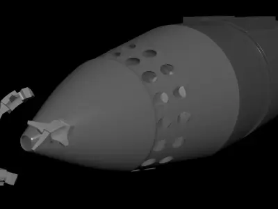 Dutch Deflective Engine Guard - Concept 3D model