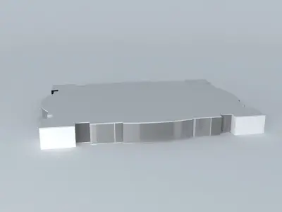 modern office interior 3D model