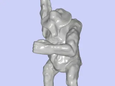 MakeIT Orangutan Hanging Ornament 3D Model 3D model