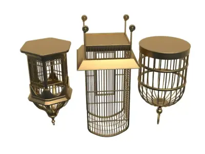 Bird Cage collection 3D model