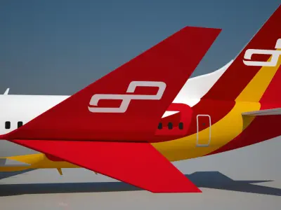 Dubai Aerospace Enterprise 737 MAX 8 3D model