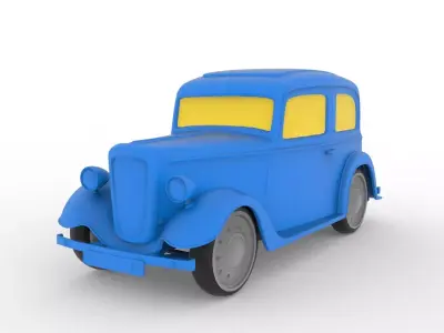 Austin 7 1934 Classic Car 3D print model