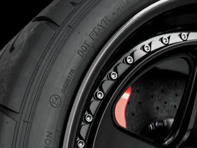 Yokohama Advan A048 295 30 ZR18 98Y 3D model