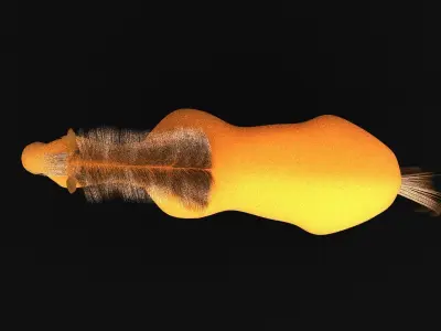 Horse orange 3D model